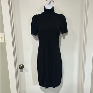 NWT Express Design Studio Black Turtleneck Sweater Dress Size Small